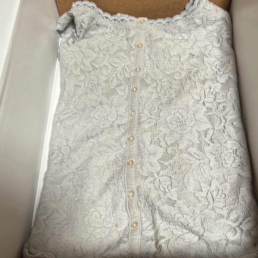 Hollister Lace Tank Top Small LIKE NEW